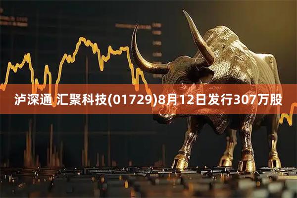 泸深通 汇聚科技(01729)8月12日发行307万股